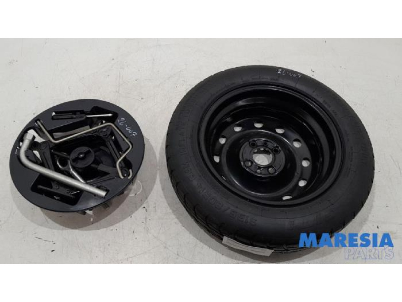 Fiat - 500 - Krikset + reservewiel