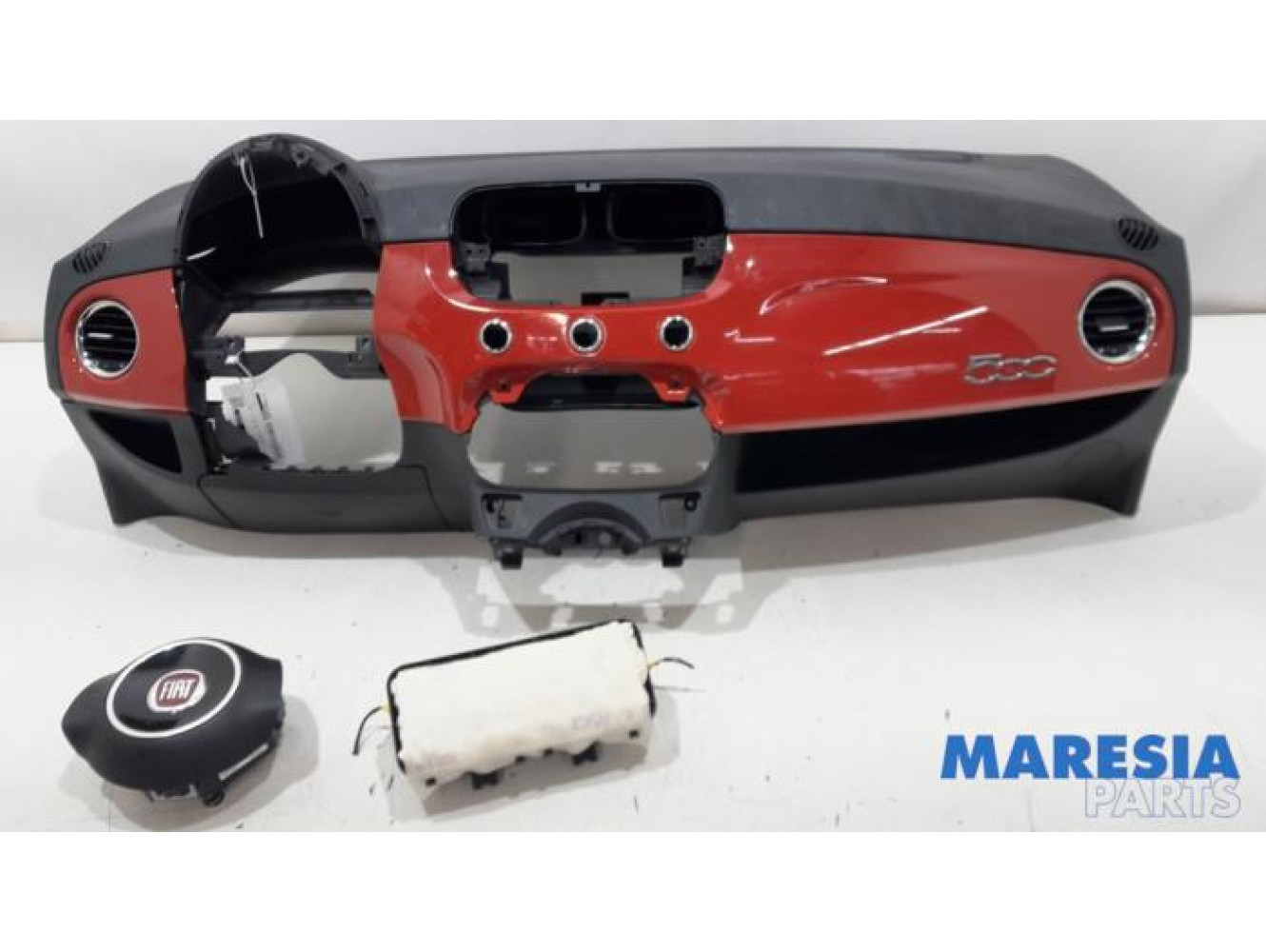 Fiat - 500 - Airbag set + dashboard
