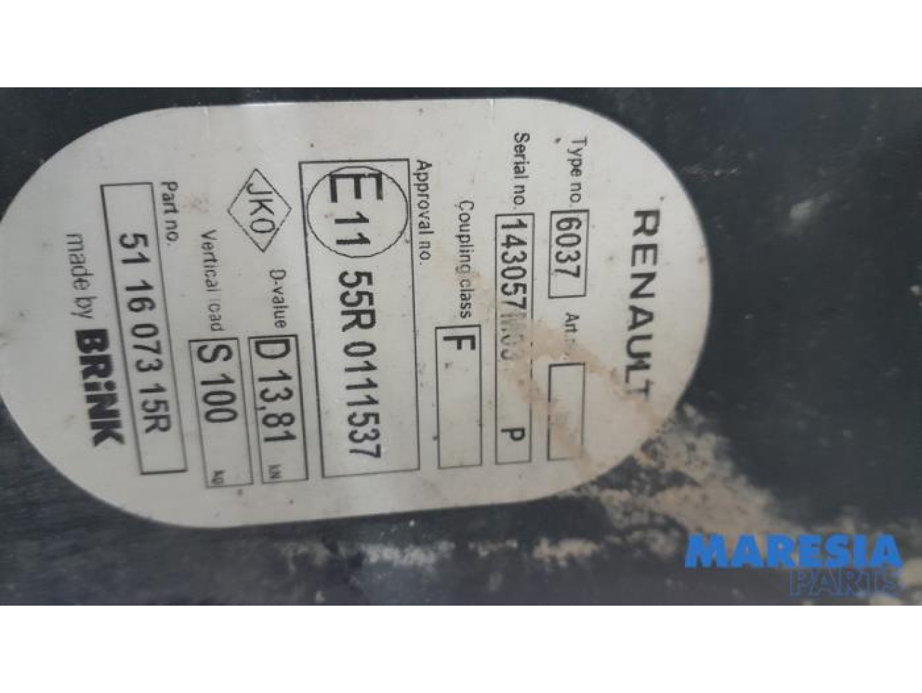 Renault - Trafic - Towbar