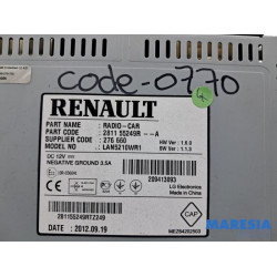 Renault - Clio - Regelunit Multi Media