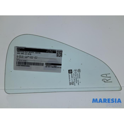 Opel - Karl - Vitre triangulaire arrière droite
