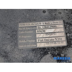 Fiat - Ducato - Spare wheel lift mechanism