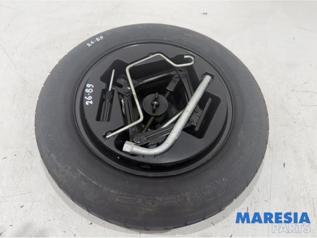 Fiat - 500 - Krikset + reservewiel