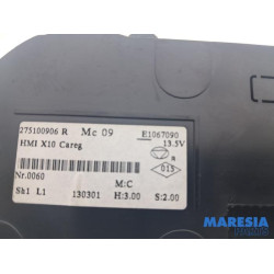 Renault - Zoe - Panneau de commandes chauffage