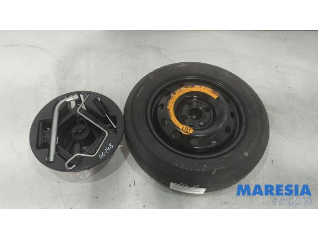 Fiat - 500 - Krikset + reservewiel