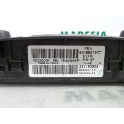 Peugeot - 307 - Heater control panel