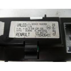 Renault - Megane Scenic - Panneau de commandes chauffage