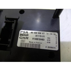 Peugeot - 206 - Panneau de commandes chauffage
