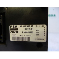 Peugeot - 206 - Heater control panel