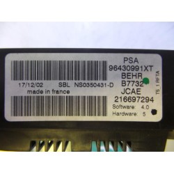 Peugeot - 307 - Heater control panel