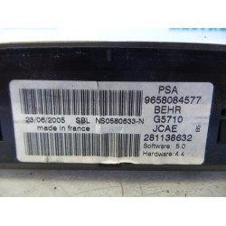 Citroen - C4 - Heater control panel