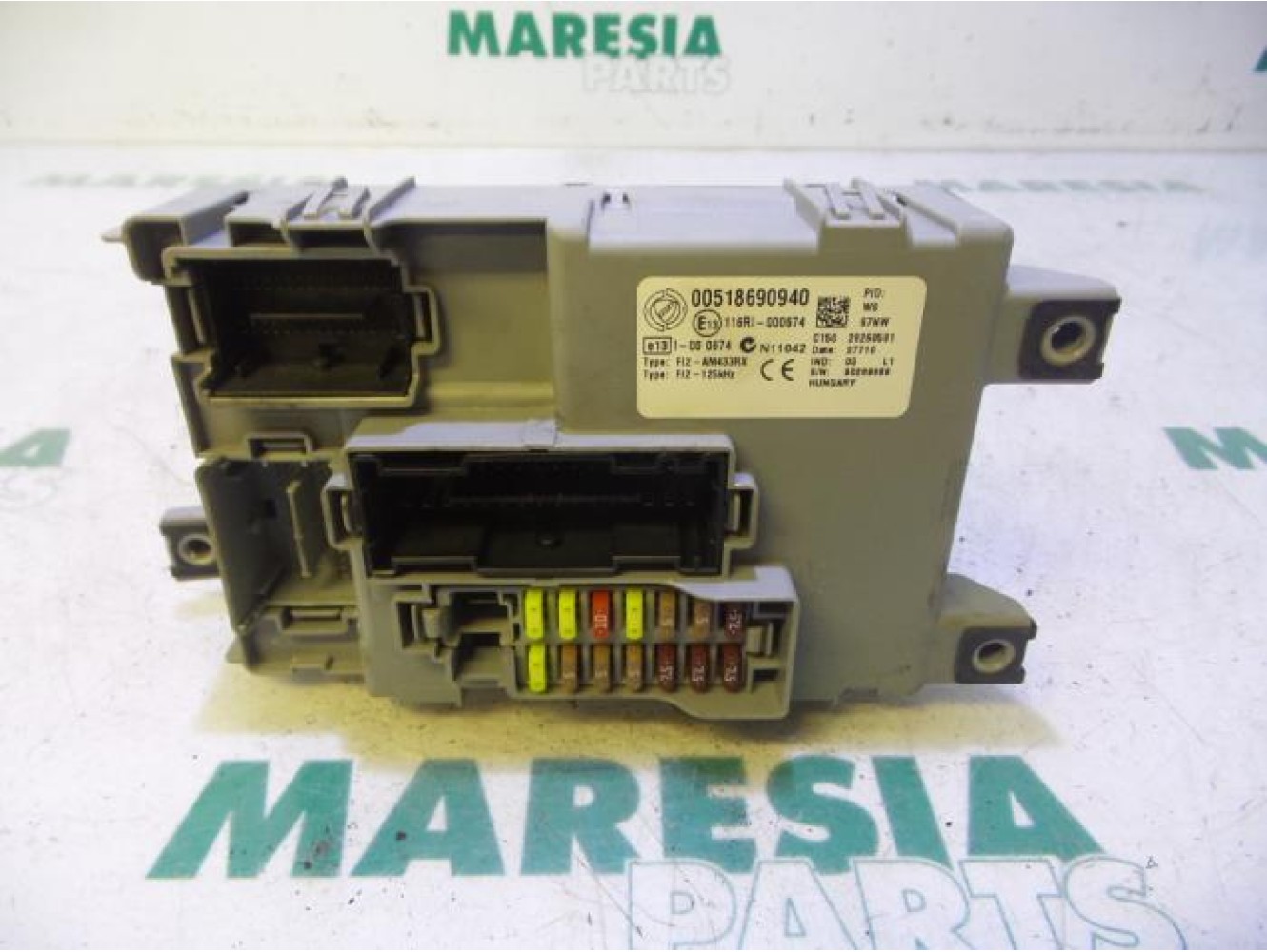 Fiat - Punto - Fuse box